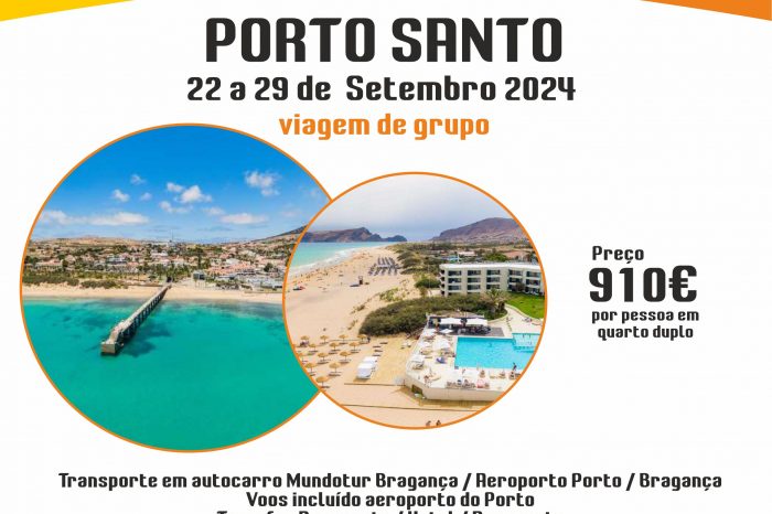 Porto Santo 22 a 29 setembro 2024